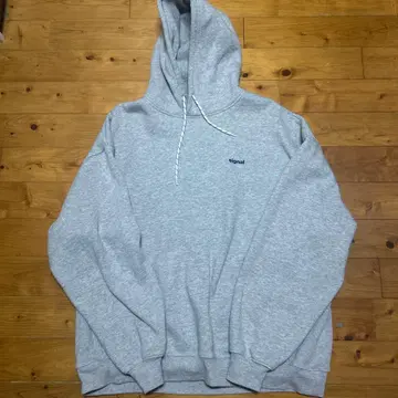 signal 그레이 후드 부착 후드티