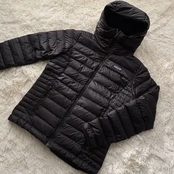 파타고니아 우먼 다운 스웨터 후디 S 블랙 84711