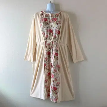 미사용 새상품 택 포함 로라 애슐리 꽃무늬 절개 원피스 플로럴 피오니