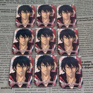 에치젠 료가 마루카쿠 캔뱃지 9개 세트