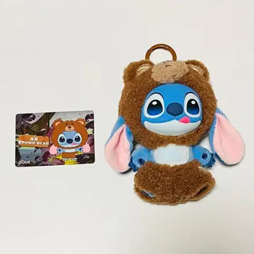 TOPTOY 스티치 WILD ANIMAL 키링 시크릿 곰