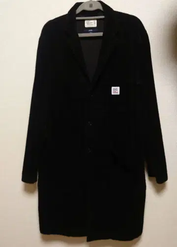 BIG BILL 블랙 코듀로이 체스터 코트