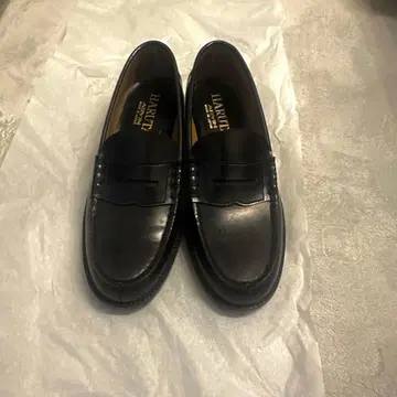 HARUTA 27EEE 블랙 가죽 로퍼 1회 착용