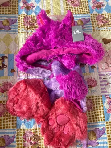 [미사용품] 택 포함! 체셔캣 팬캡 머플러캡