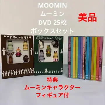 MOOMIN DVD 25장 박스 세트 피규어 포함 새상품급/보관품