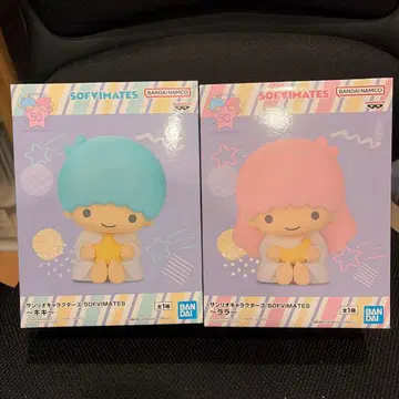 산리오 캐릭터즈 SOFVI MATES 키키&라라 피규어 세트