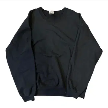 90s GILDAN 맨투맨 블랙 L 사이즈 무지 짧은 기장