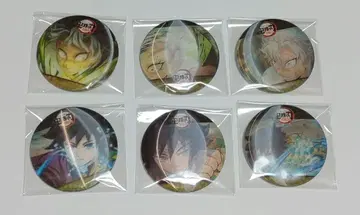 귀멸의 칼날 시나즈가와 사네미 토미오카 기유 애니메이션 캔뱃지 컴플리트