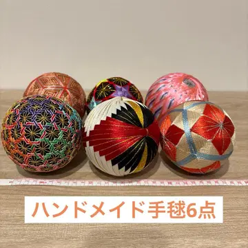 자수 핸드메이드 테마리 6세트 설날 시치고산 촬영 잡화