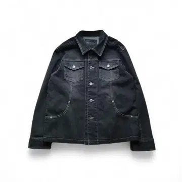 90s vintage design black denim coverall