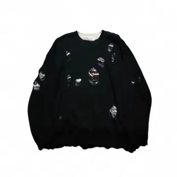 DAIRIKU 20aw layered damage knit