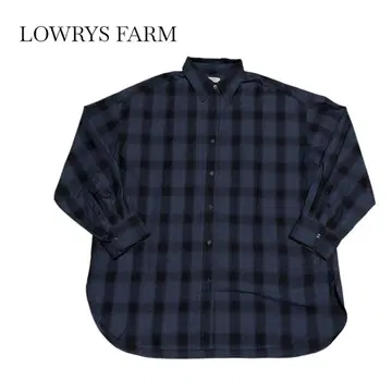 LOWRYS FARM 로리즈팜 옴브레 체크 셔츠 긴팔