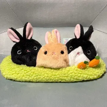 라비당고 쿠로시로 챠 쿠로 초원 세트 산에이 무역 봉제 인형 단종