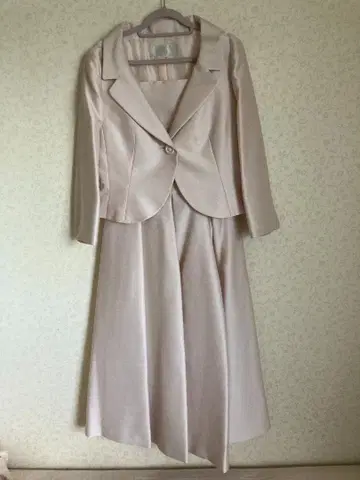 [ FLANDRE slection ] 베이지 자켓&원피스 세트