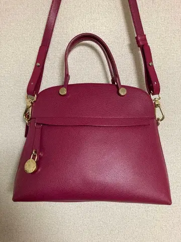 일본 국내 공식 매장 구매 FURLA 훌라 하이퍼 M 후시아 핑크