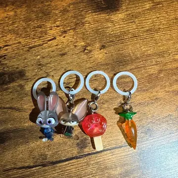 주토피아 메지루시 액세서리 4종 세트