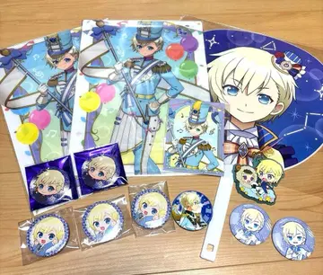 프리파라 킨츠아 마루쿠지 쇼고 부채 캔뱃지 러버 키링