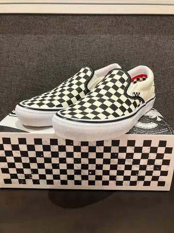 VANS SKATE SLIP-ON 슬립온 체커 27.5cm