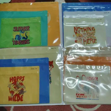 해피 복권 주토피아 J상 지퍼 백 세트