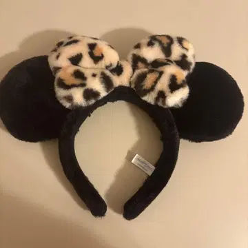 미니 레오파드 무늬 머리띠