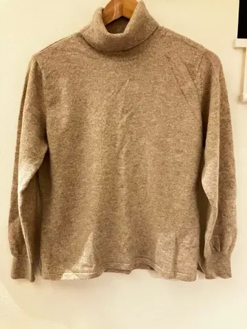 altmoder 알토모다 캐시미어 100% 베이지 니트 여성용