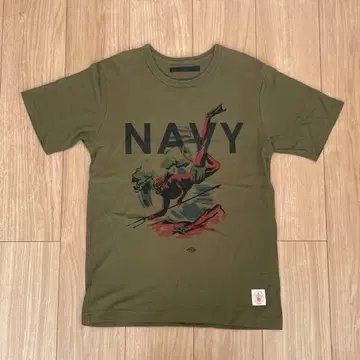 NEXUS7 프린트 T셔츠 올리브/44