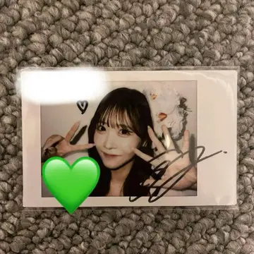 사쿠라이 유이 생탄 폴라로이드 사인 온특