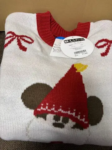 디즈니랜드 크리스마스 리루린린 디즈니 스웨터 니트