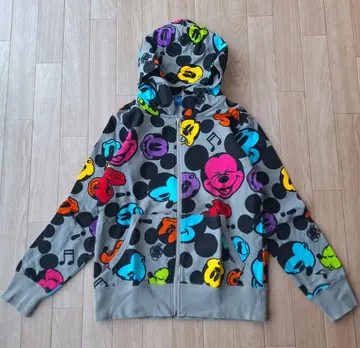 디즈니랜드 컬러풀 미키 후드티