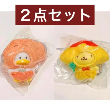 [ 새상품 ] 산리오 치비토모 시크릿 키링 푸딩 뻬끌 2개