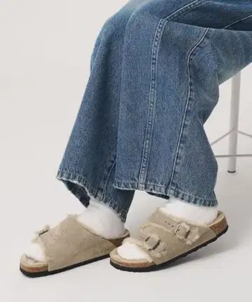 [ BIRKENSTOCK ] 취리히 시어링 샌들 토프 36