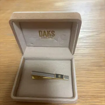 DAKS 넥타이핀 그레이 골드