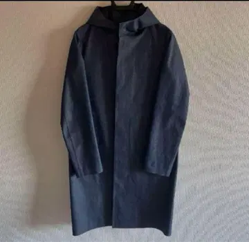 MACKINTOSH EDIT. 데님 밴딩 후디드 코트