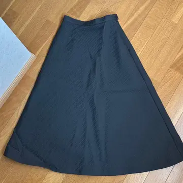 Ballsey 플래드 마틀라세 플레어 롱 스커트