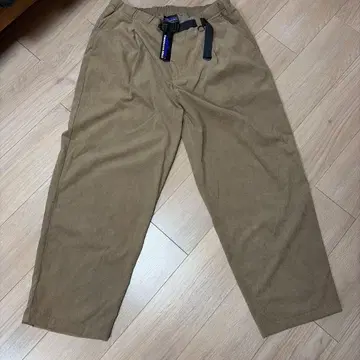 새상품 브라운 코듀로이 이지 팬츠 벨트 포함