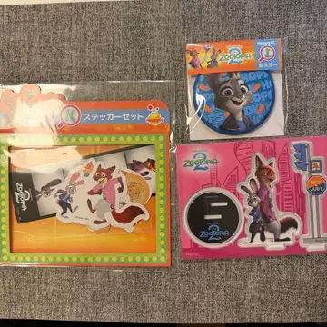 주토피아2 Happy 복권 닉 G상 아크릴 스탠드 캔 거울