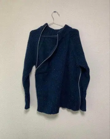 Kilcarra 다크 블루 지퍼 스웨터