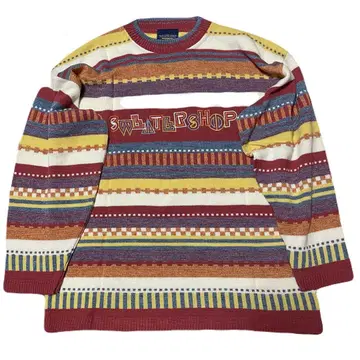 영국제 THE SWEATER SHOP 멀티 컬러 니트 스웨터