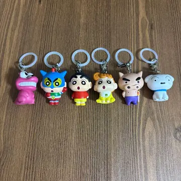 [ 자작 ] 짱구는 못말려(크레용 신짱) 메지루시 액세서리 6종 세트