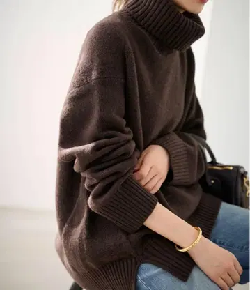 FRAMeWORK * AQUA 터틀 풀오버