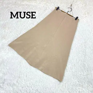 [ MUSE ] 뮤즈 니트 롱 스커트