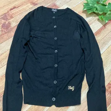 D&G (돌체앤가바나) 고급 실크 혼방 캐시미어 블랙 가디건 XS