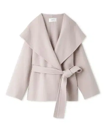 프레이 아이디 숄카라 숏 리버 코트 pink