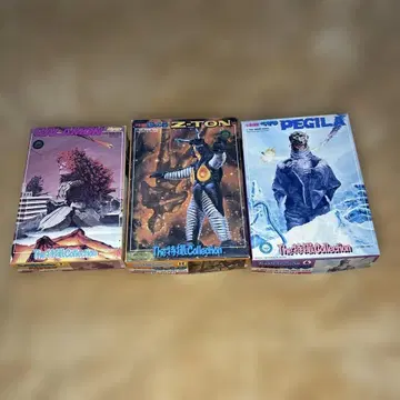 괴수 특촬 컬렉션 1/350 모델 키트 3점 세트