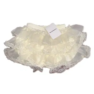 ROUGHNECK 튜튜 팬츠 스커트 크림 미사용 새상품