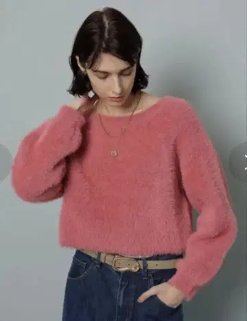 미사용 새상품 택 포함 CADUNE 카듀네 라메 퍼 니트