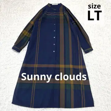 써니클라우드 빅 체크 슬릿 튜닉 LT