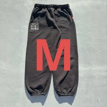 9090 Numbering Check Sweat Pants