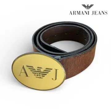 아르마니진스 빅 버클 벨트 ARMAN JEANS