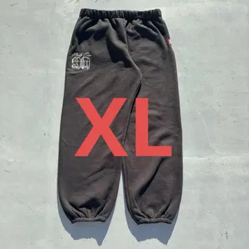 9090 Numbering Check Sweat Pants